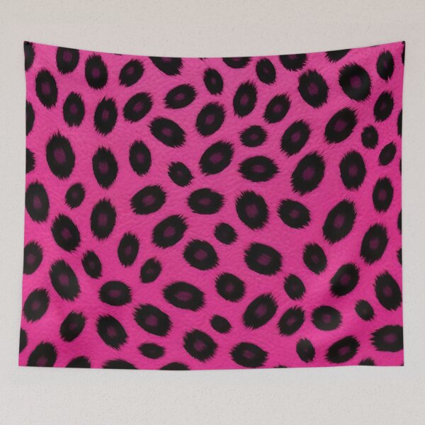 Item preview, Purple Pink Faux Fur Leopard Luxury Modern Collection designed and sold by TrendyDesigne412.