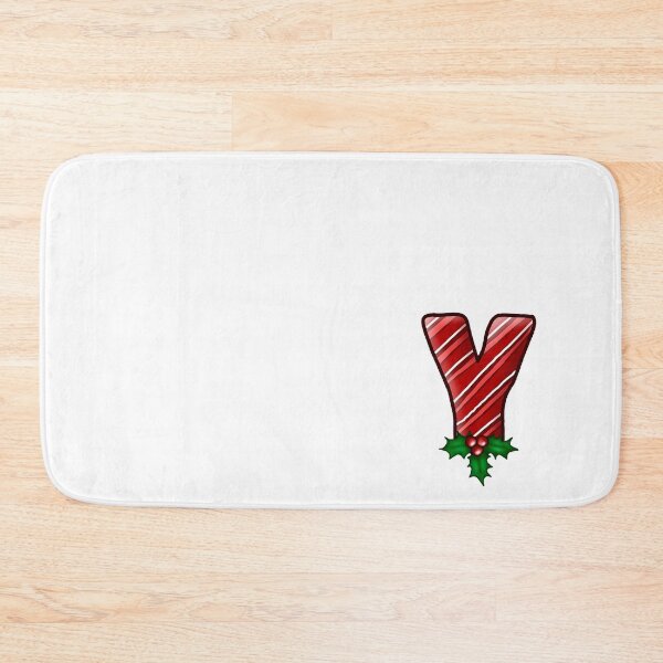 Item preview, Y Monogram (Candycane) designed and sold by CharmedHeartArt.