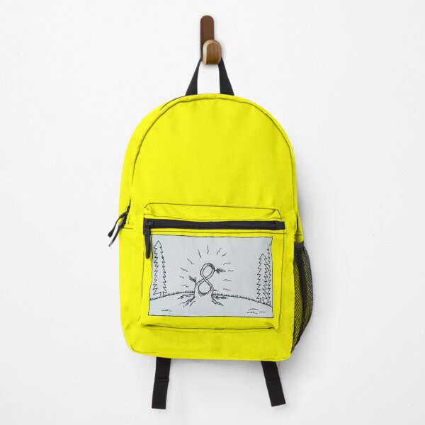 Item preview, Infinity - Unicorn and Meteor YELLOW BACKPACK designed and sold by UnicornMeteor.