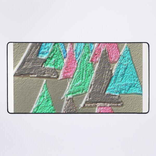 Item preview, triangular hsl alpha abstract colorful geometric design designed and sold by SmashingDeals.