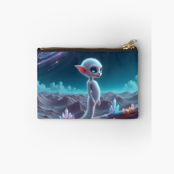 Item preview, Alien Creature Under a Starry Sky designed and sold by Roanemermaid.