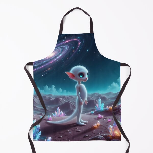 Item preview, Alien Creature Under a Starry Sky designed and sold by Roanemermaid.