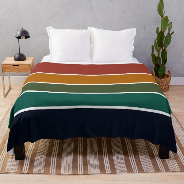 Item preview, Warm Boho 70s Vintage Retro Stripes designed and sold by Deutschic.
