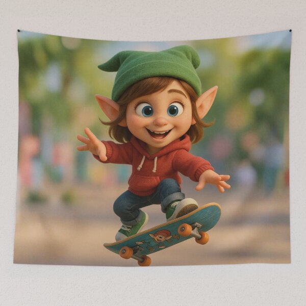 Item preview, Skater Elf Girl designed and sold by Sillytoe.