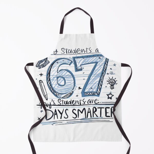 Item preview, My Students are 67 Days Smarter T-Shirt | Funny 67th Day of School | Teacher Celebration Tee designed and sold by GAIDREDA.