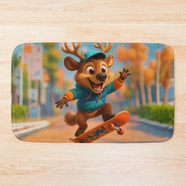 Item preview, Skater Elk designed and sold by Sillytoe.