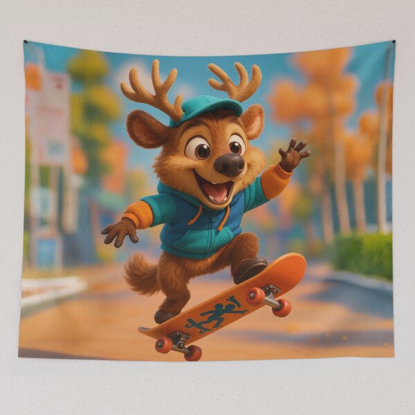 Item preview, Skater Elk designed and sold by Sillytoe.