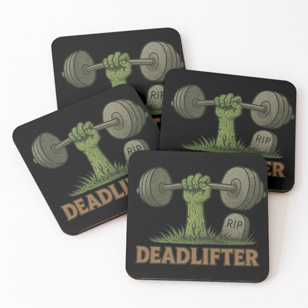 Item preview, Deadlifter Zombie Strength Gym Illustration designed and sold by Style2Vie.