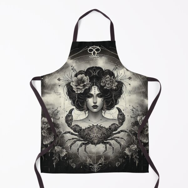 Item preview, Cancer – Dark Realistic Zodiac Illustration designed and sold by Roberta Calabrese.