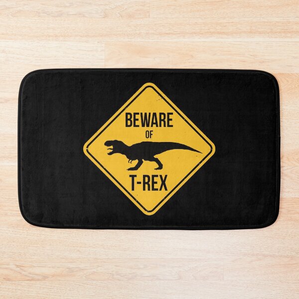 Item preview, Beware of T-Rex Warning Sign designed and sold by IncognitoMode.