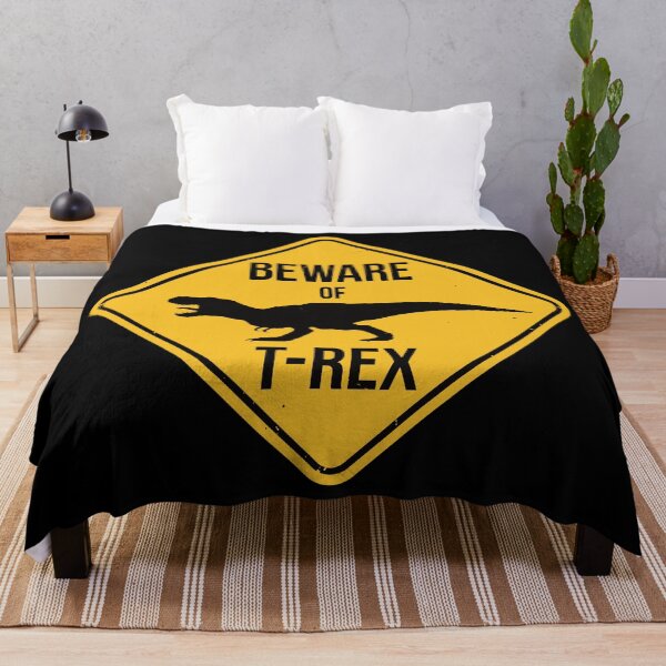 Item preview, Beware of T-Rex Warning Sign designed and sold by IncognitoMode.
