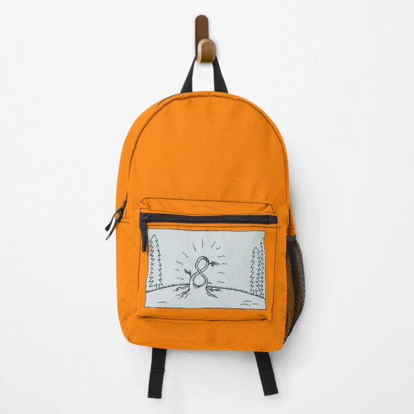 Item preview, Rooted Infinity - Unicorn and Meteor ORANGE BACKPACK designed and sold by UnicornMeteor.