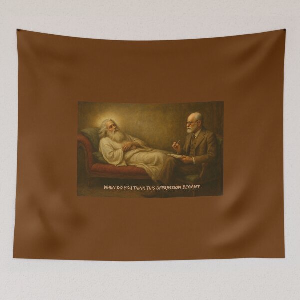 Item preview, God is Depressed designed and sold by Halifaxartguy.