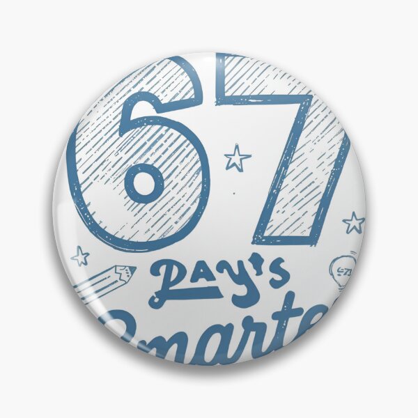 Item preview, 67 Days Smarter T-Shirt | 67th Day of School | Funny Student Teacher Milestone Tee designed and sold by GAIDREDA.