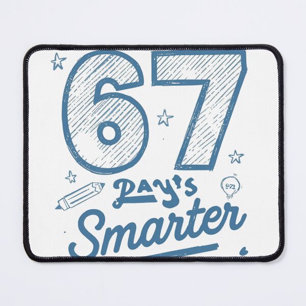 Item preview, 67 Days Smarter T-Shirt | 67th Day of School | Funny Student Teacher Milestone Tee designed and sold by GAIDREDA.