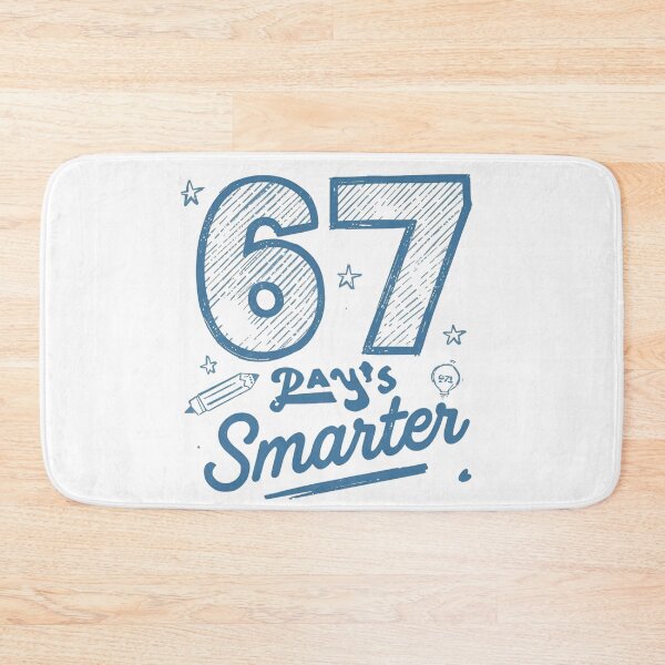 Item preview, 67 Days Smarter T-Shirt | 67th Day of School | Funny Student Teacher Milestone Tee designed and sold by GAIDREDA.