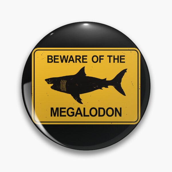 Item preview, Beware of the Megalodon - Meg Warning Danger Sign designed and sold by IncognitoMode.