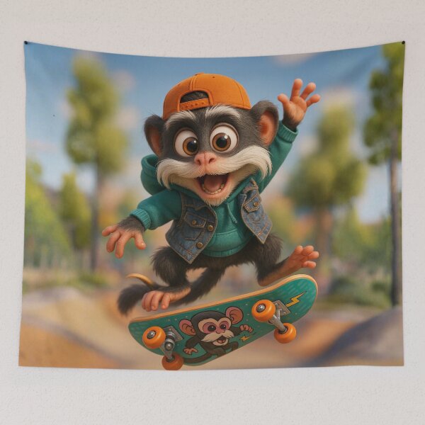 Item preview, Skater Emperor Tamarin designed and sold by Sillytoe.