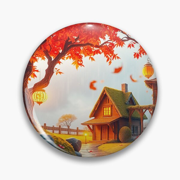 Item preview, Little House in Redfall designed and sold by ArtfullMinds.