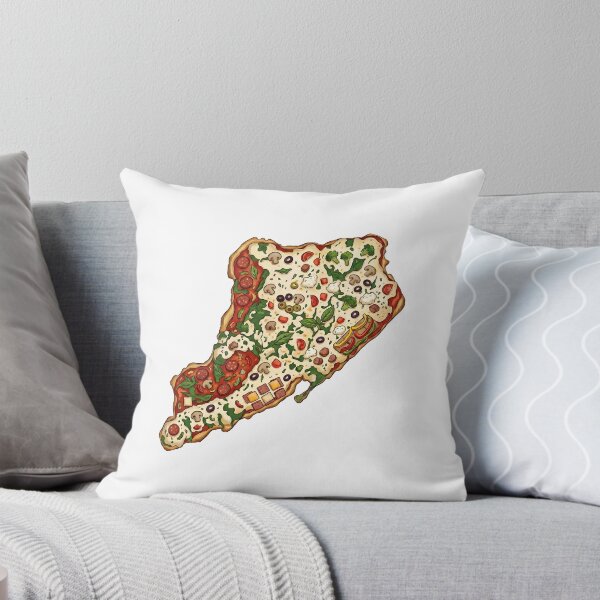 Item preview, Staten Island Pizza New York Pizza Map Art designed and sold by Hyperfocus Wonders.