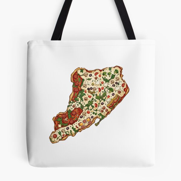 Item preview, Staten Island Pizza New York Pizza Map Art designed and sold by Hyperfocus Wonders.