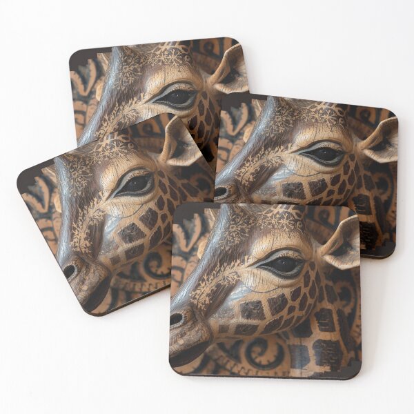Item preview, Enigmatic Carved Giraffe – Identity, Perception, and Symbolic Wild designed and sold by SavannaStrikes.
