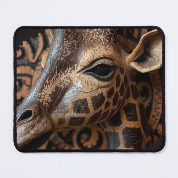 Item preview, Enigmatic Carved Giraffe – Identity, Perception, and Symbolic Wild designed and sold by SavannaStrikes.