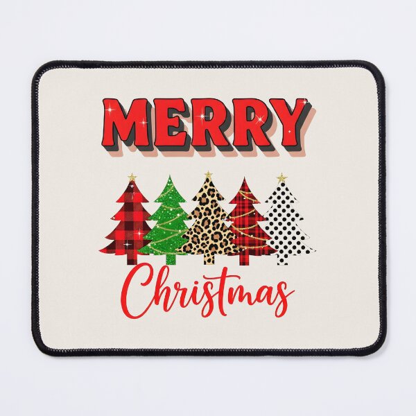 Artikelvorschau, Fröhliche Weihnachten – Musterbäume-Design entworfen und verkauft von SeGoArtDesign.
