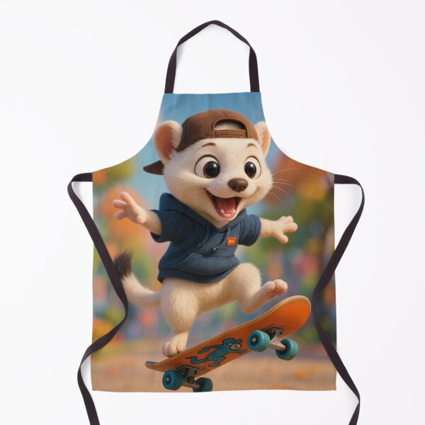 Item preview, Skater Ermine Weasel designed and sold by Sillytoe.