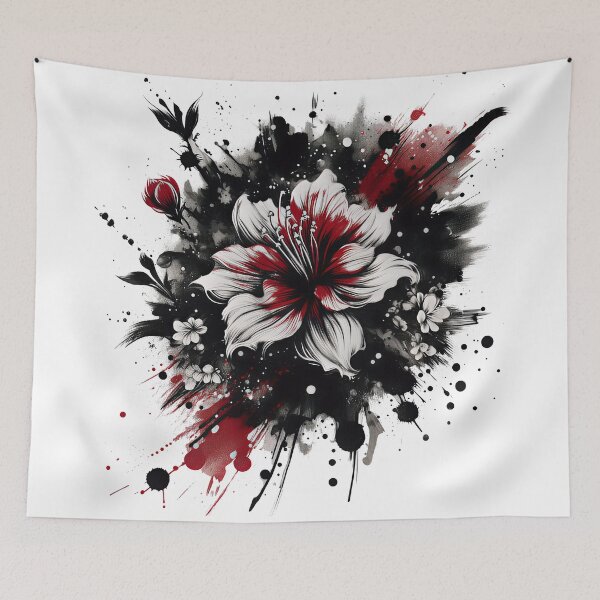 Item preview, Abstract Higanbana Ink Wash Art designed and sold by Ascend777.