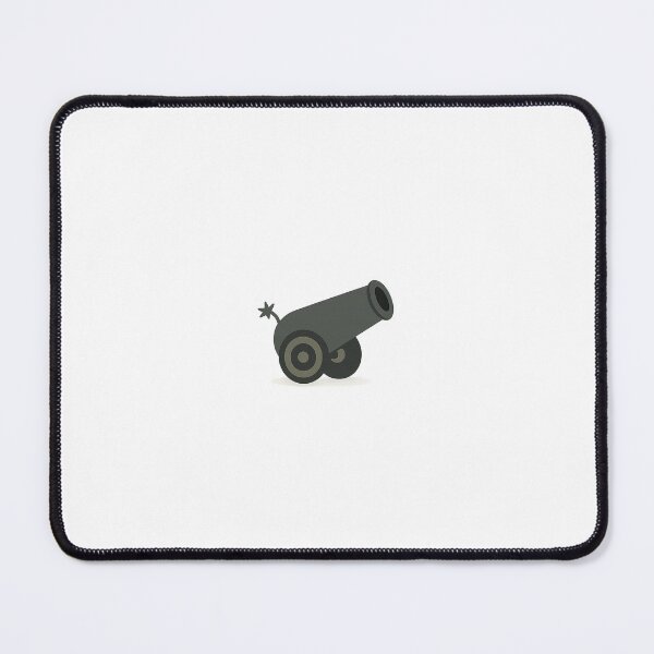 Item preview, Minimalist Cannon Icon – Flat Retro Style designed and sold by Byarasstudio.