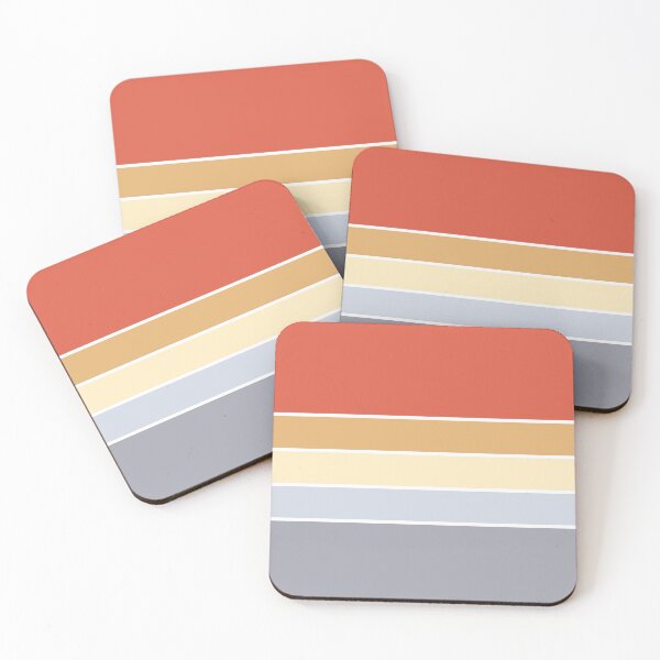 Item preview, Warm Elegant French 70s Vintage Retro Stripes designed and sold by Deutschic.