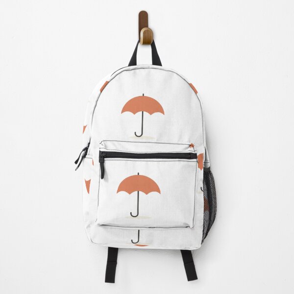 Item preview, Minimalist Orange Umbrella – Simple Flat Icon designed and sold by Byarasstudio.