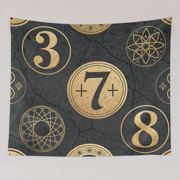Item preview, Numbers 3-8-7 designed and sold by Lucky 777.