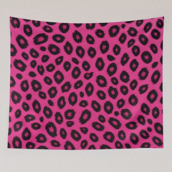 Item preview, Faux Fur Leopard Modern Luxury Purple Pink Collection designed and sold by TrendyDesigne412.