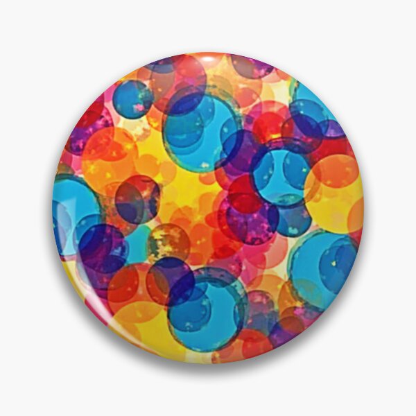Item preview, Overlapping Circles Color Chaos Art designed and sold by Health And Fitness Posts e-Store.