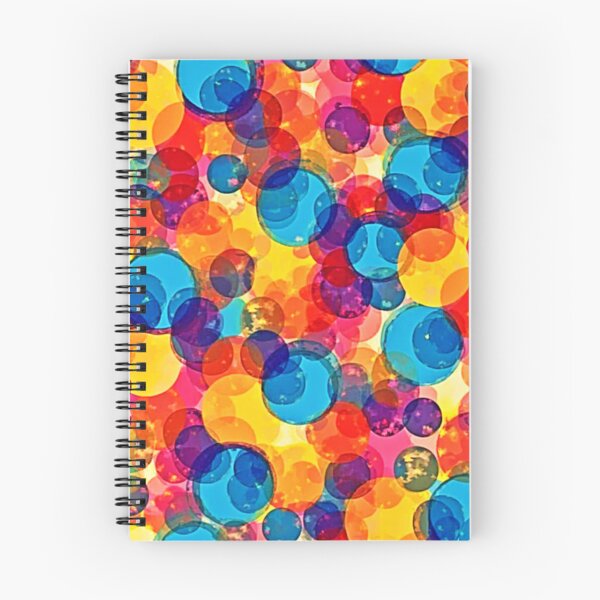 Item preview, Overlapping Circles Color Chaos Art designed and sold by Health And Fitness Posts e-Store.