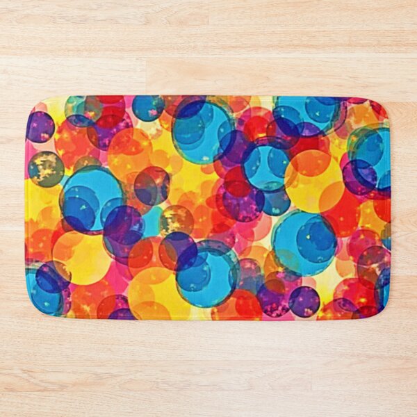 Item preview, Overlapping Circles Color Chaos Art designed and sold by Health And Fitness Posts e-Store.