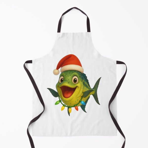 Item preview, Christmas Mahi Mahi Fish designed and sold by Sillytoe.