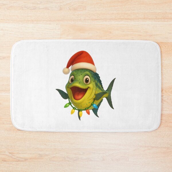 Item preview, Christmas Mahi Mahi Fish designed and sold by Sillytoe.