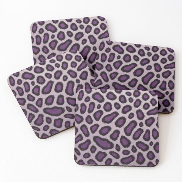 Item preview, Purple Pink Faux Fur Leopard Luxury Trendy Collection designed and sold by TrendyDesigne412.
