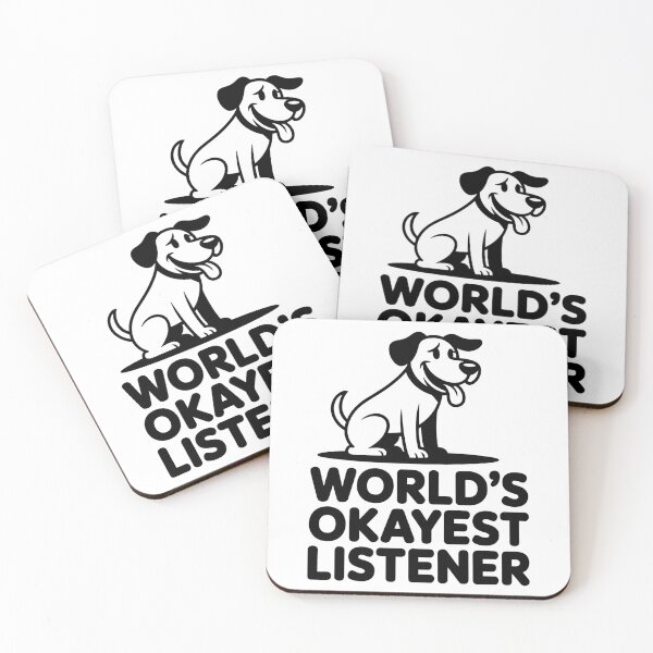 Item preview, World’s Okayest Listener designed and sold by theartfulaspie.