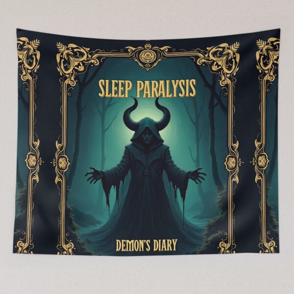 Item preview, Sleep Paralysis Demon's Diary | Dark Horror Humor Gothic Journal Gift designed and sold by Antik by Schulz.
