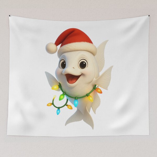 Item preview, Christmas Masked Angelfish designed and sold by Sillytoe.