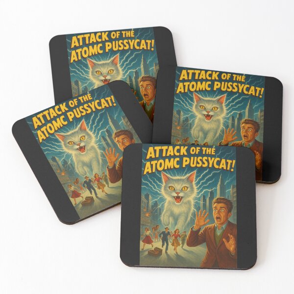 Item preview, Atomic Feline Strikes designed and sold by Cats and Other Things.