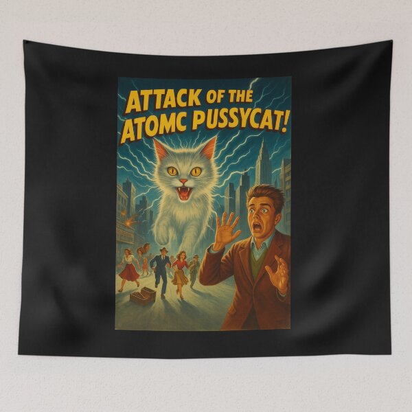 Item preview, Atomic Feline Strikes designed and sold by Cats and Other Things.