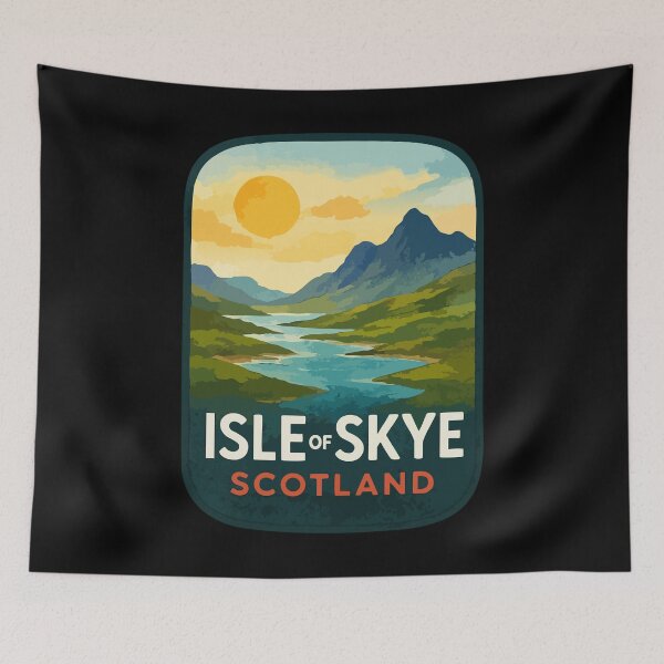 Item preview, Isle Of Skye Scotland Watercolor Travel designed and sold by TomFrontierArt.
