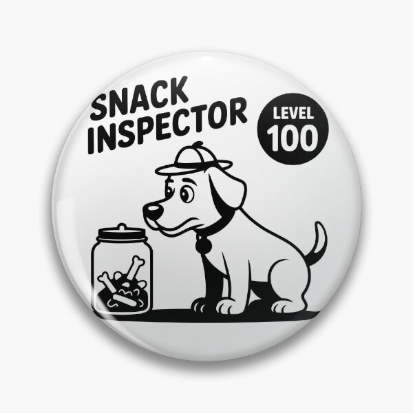 Item preview, Snack Inspector — Level 100 designed and sold by theartfulaspie.