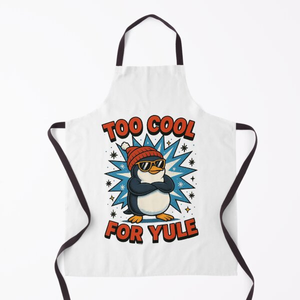 Item preview, Too Cool For Yule | Funny Penguin Christmas 2025 designed and sold by DigiSudu.