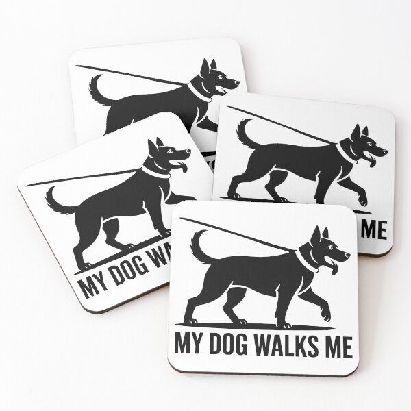 Item preview, My Dog Walks Me designed and sold by theartfulaspie.